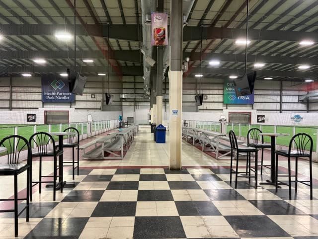 Indoor turf field at TOCA Soccer Center in Burnsville, Minnesota
