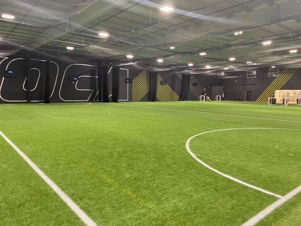 5v5 co-ed pickup soccer players at Toca Franklin, TN