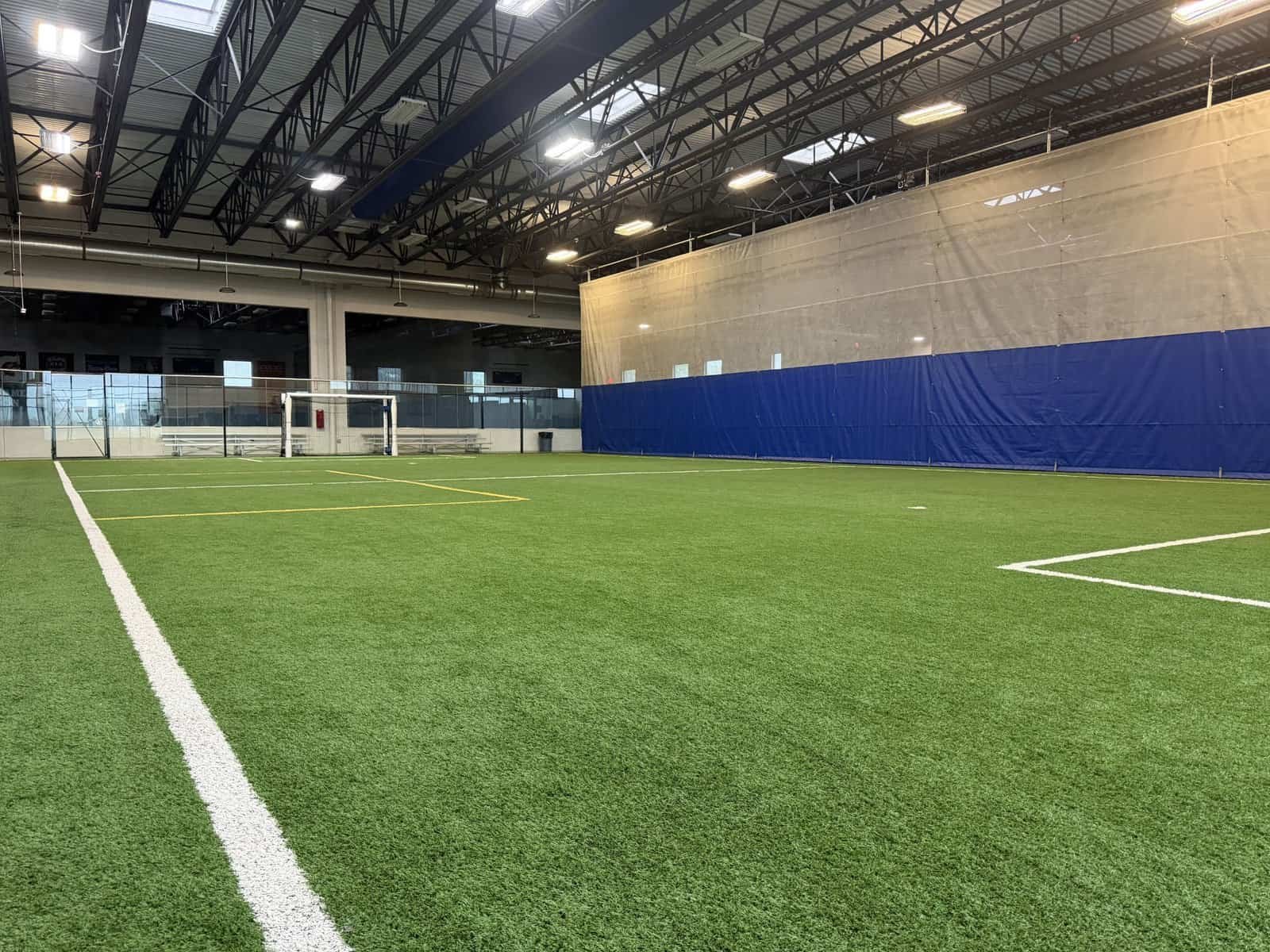 Indoor soccer field used for Morby pickup soccer games at Naperville Yard Indoor Sports Complex, Naperville IL